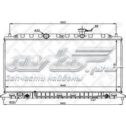 1025466SX Stellox radiador de esfriamento de motor