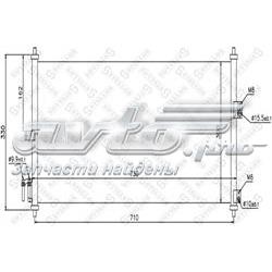 10-45170-SX Stellox radiador de aparelho de ar condicionado