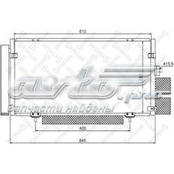 1045193SX Stellox radiador de aparelho de ar condicionado