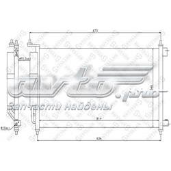 1045224SX Stellox radiador de aparelho de ar condicionado