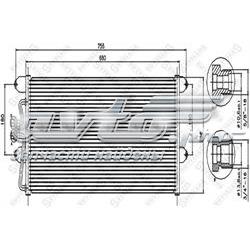 1045315SX Stellox vaporizador de aparelho de ar condicionado