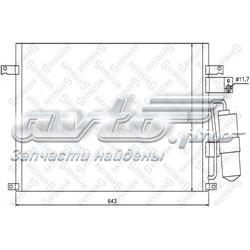 1045385SX Stellox radiador de aparelho de ar condicionado