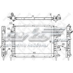 1026056SX Stellox radiador de esfriamento de motor