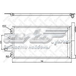 1045548SX Stellox radiador de aparelho de ar condicionado