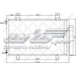 1045567SX Stellox radiador de aparelho de ar condicionado