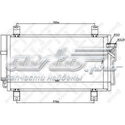 1045642SX Stellox radiador de aparelho de ar condicionado