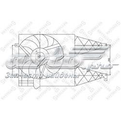 29-99011-SX Stellox difusor do radiador de esfriamento