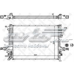 1026462SX Stellox radiador de esfriamento de motor