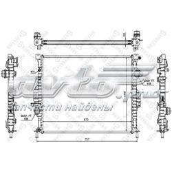 1026464SX Stellox radiador de esfriamento de motor