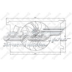 2999271SX Stellox difusor do radiador de esfriamento, montado com motor e roda de aletas