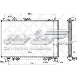 1025118SX Stellox radiador de esfriamento de motor