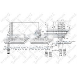 1035026SX Stellox radiador de forno (de aquecedor)