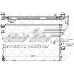 1025287SX Stellox radiador de esfriamento de motor