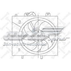 2999444SX Stellox difusor do radiador de esfriamento, montado com motor e roda de aletas