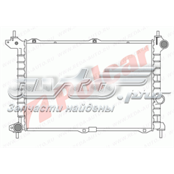 5507088 Polcar radiador de esfriamento de motor