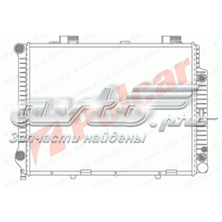 501508 Polcar radiador de esfriamento de motor