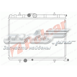 Radiador de esfriamento de motor 5710085 Polcar