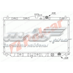 3816082 Polcar radiador de esfriamento de motor