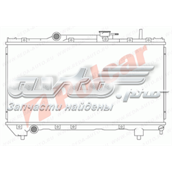 8122081 Polcar radiador de esfriamento de motor