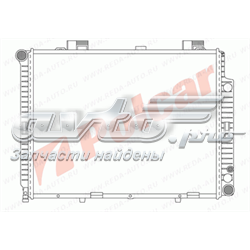 Radiador de esfriamento de motor 5021081 Polcar