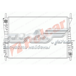 3710081X Polcar radiador de esfriamento de motor