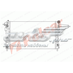 5514081 Polcar radiador de esfriamento de motor