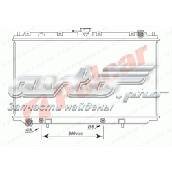 2732083 Polcar radiador de esfriamento de motor