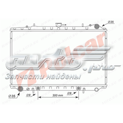 2735081 Polcar radiador de esfriamento de motor