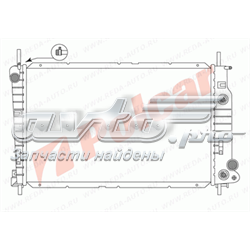 1011985 Ford radiador de esfriamento de motor