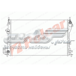 5518081 Polcar radiador de esfriamento de motor