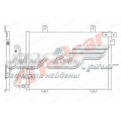 6015K8C1 Polcar radiador de aparelho de ar condicionado