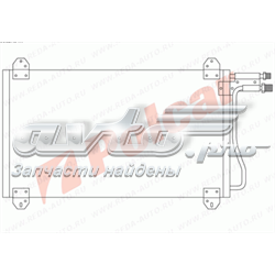 5062K8C1 Polcar radiador de aparelho de ar condicionado