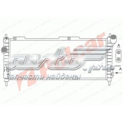 555508-4 Polcar radiador de esfriamento de motor