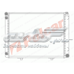 Radiador de esfriamento de motor 5001085 Polcar