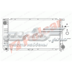 2015083 Polcar radiador de esfriamento de motor