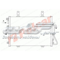 6061K8C1 Polcar radiador de aparelho de ar condicionado