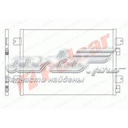 6070K8C2 Polcar radiador de aparelho de ar condicionado