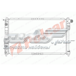 Radiador de esfriamento de motor 2922082 Polcar