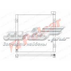 Радиатор кондиционера 3810K8C1 Polcar