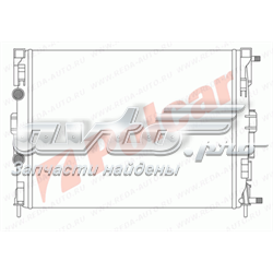 6012082 Polcar radiador de esfriamento de motor