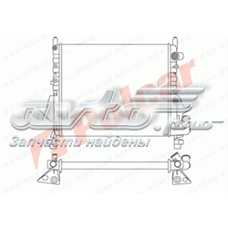 6003081X Polcar radiador de esfriamento de motor