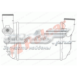 1325J81X Polcar radiador de intercooler