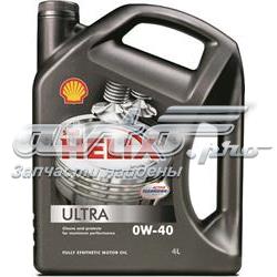 Моторное масло Shell Helix Ultra 0W-40 Синтетическое 4л (HELIXULTRA0W404L)