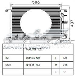 PXNCC030 Parts-Mall radiador de esfriamento de motor