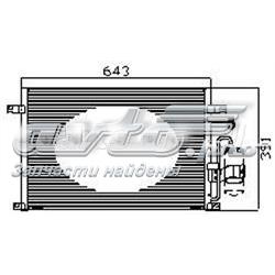 PXNCC039 Parts-Mall радиатор кондиционера