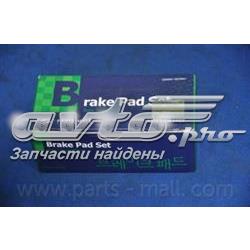 PKC016 Parts-Mall Колодки тормозные дисковые комплект