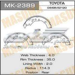 Задние барабанные колодки MK2389 Masuma