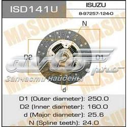 ISD141U Masuma disco de embraiagem