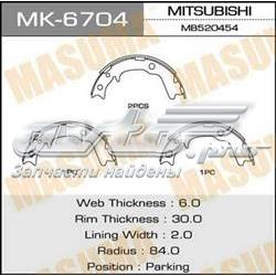 MK6704 Masuma sapatas do freio traseiras de tambor