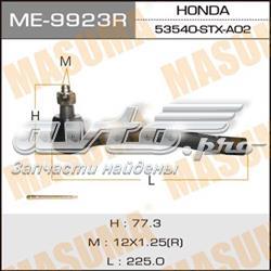 ME9923R Masuma наконечник рулевой тяги внешний